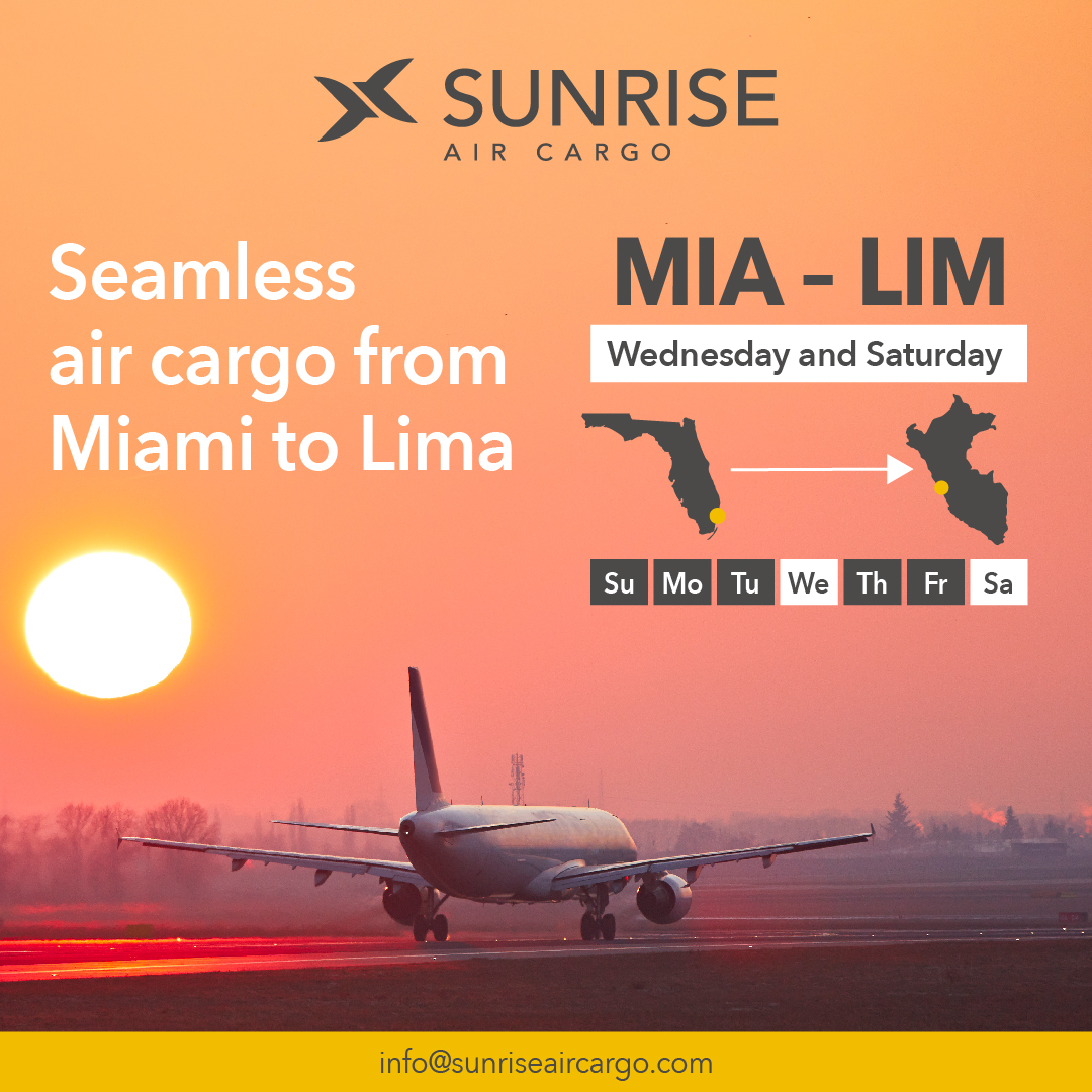 Miami to Lima Air Cargo